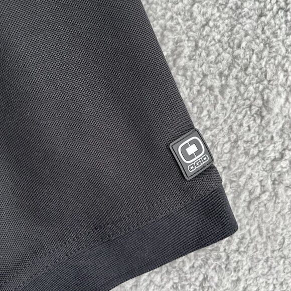 OGIO Polo Golf Short Sleeve Casual Button Performance Top Men's Shirt Large - Picture 4 of 12